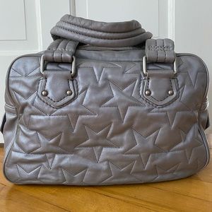 RARE Marc Jacobs silver Quilted star handbag